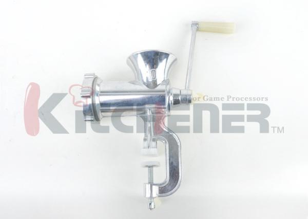 Hand Powered Manual Meat Grinder Stainless Steel Heavy Duty For Processing / Yielding