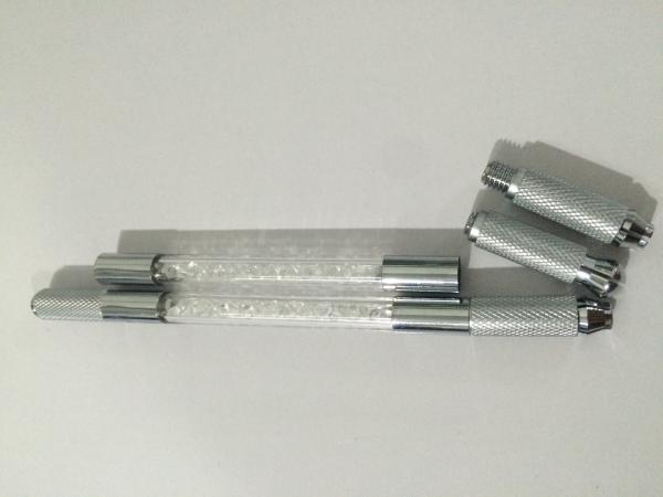 Crystal Material Doubel Head Eyebrow Microblading Tattoo Pen for Permanent Makeup