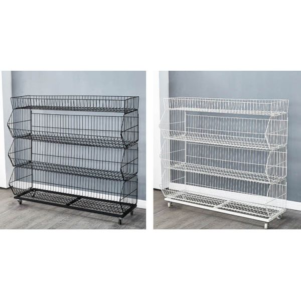 Modular Configuration Retail Store Shelf Rack Morden Economic Style