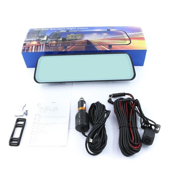 Streaming Media WDR 1080p Dash Cam Mirror DVR Full Hd 1080P 10 Inch
