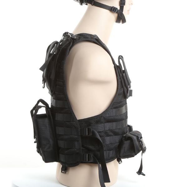 Жилет Сват оборудования для обеспечения безопасности полиции системы Молле тактический с гибкими мешками