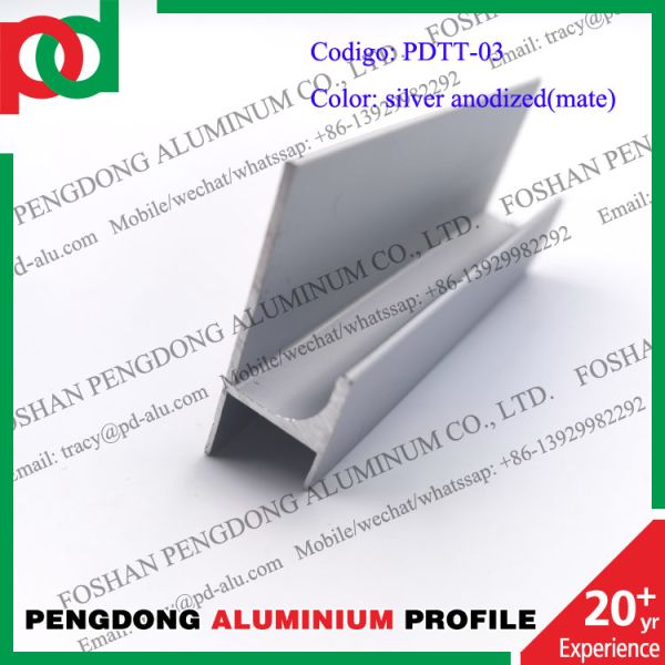 Aluminum Profiles  T Shape Handles For Kitchen Cabinet Suitable For 15MM Panels
