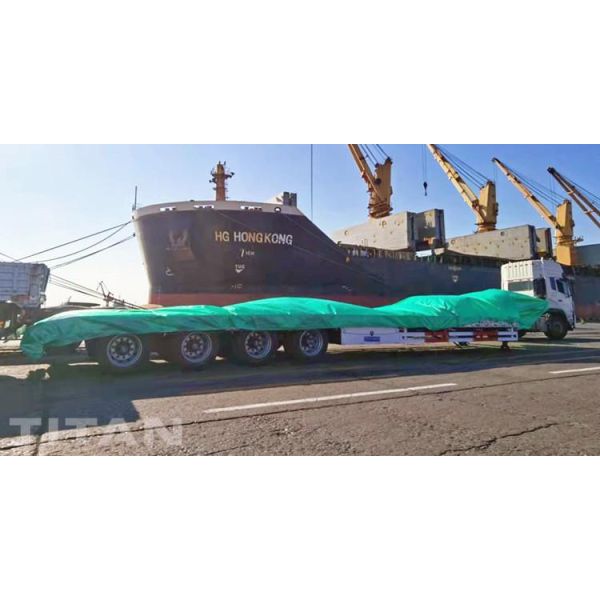 Hot Sale 40/60/80 Ton Low Loader Truck Trailer | Tri Axle Low Loader for Sale in Zinbabwe