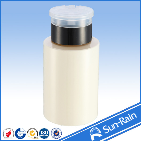 33 / 410 Aluminium Empty nail polish bottle , Finger nail sprayer pump with bottle