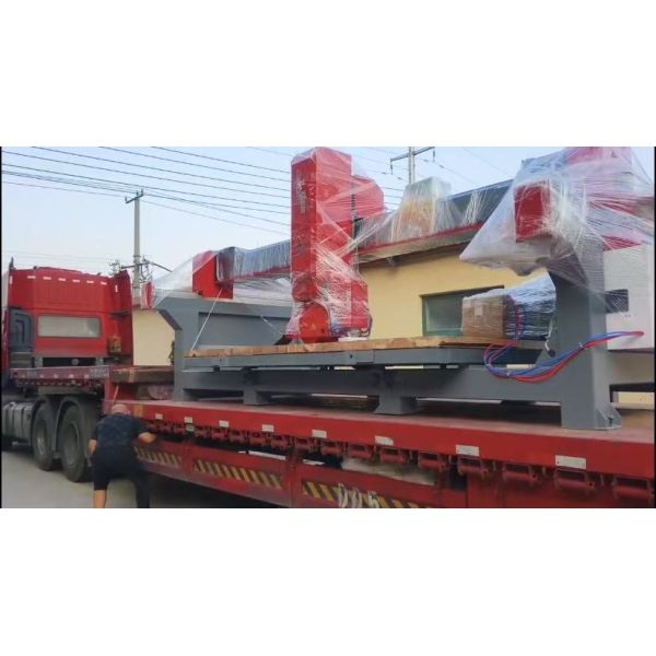 ZEUS 4+3 AXIS CNC CUTTING SAW 15KW+7.5KW 3200*2000MM CUT 100MM STONE CNC MACHINERY SAVE MONEY AND EFFORT FREE AFTER SALES TRAINING CUSTOM LOGO WARRANTY ONE YEAR SPINDLE CAMERA SUCTION SAW BLADE