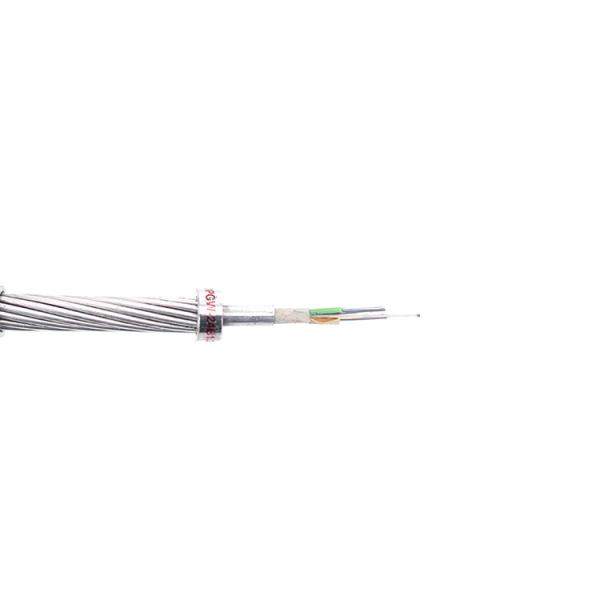 Aerial G652D OPGW Fiber Optic Cable 24Core Single Mode Ground Wire