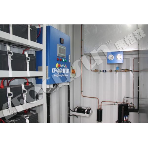 Контейнеры для хранения холодильных помещений с солнечной энергией и охлаждающей мощностью 5 тонн