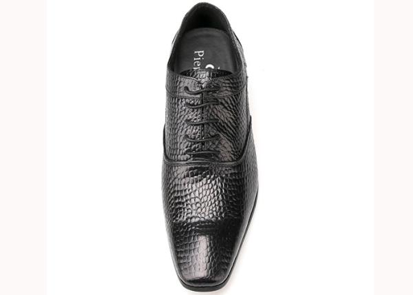 7 Cm Black Thick Heel Men'S Wedding Dress Black / Brown Shoes Mens Patent Leather Shoes