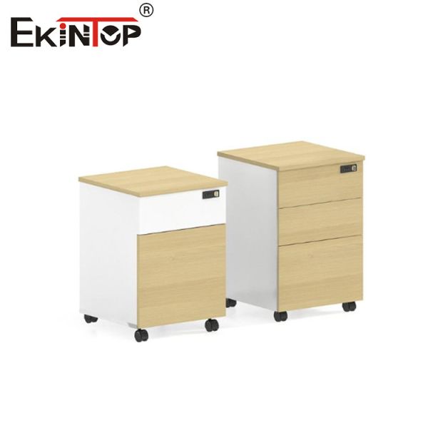 Под столом Деревянный файловой шкаф Мобильный производитель Прямая продажа