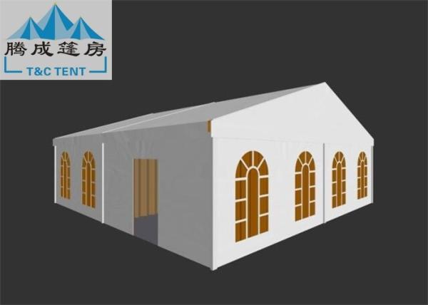 10x10m Rainproof Wind Resistant Tent With Sidewalls PVC Cover For Activities / Party