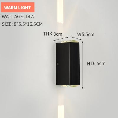 a parede impermeável exterior do diodo emissor de luz de 4W 14w ilumina 4x12x6mm 8x5.5x16.5mm