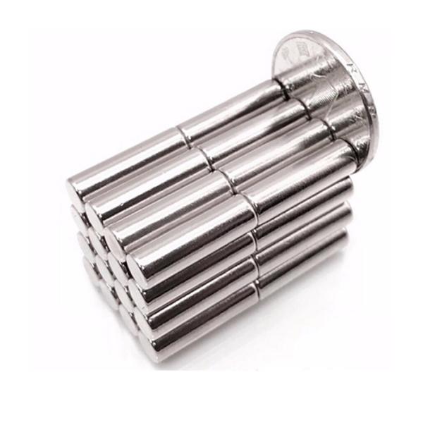 M8 Hole Cylindrical Neodymium Magnet Stainless Steel Rod for Composite Processing