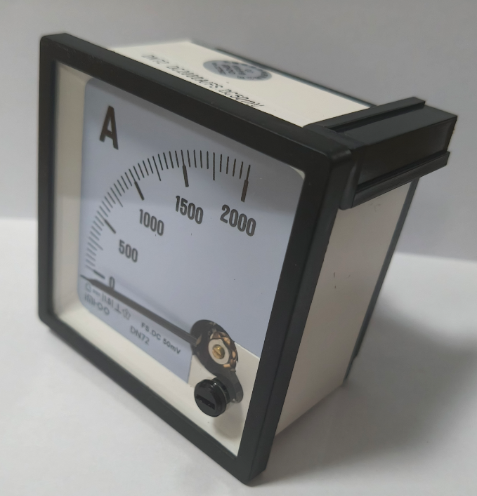 2000A DC Analog Panel Ammeter DN72 Panel Mount Current Meter