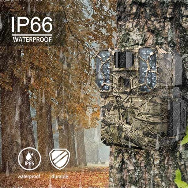 камера Bluetooth 4K IP66 32MP звероловства ночного видения 0.13mA 0.15s водоустойчивое