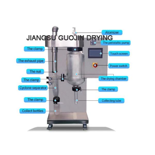 機械噴霧器の遠心実験室の噴霧乾燥機を作る小型卵粉乳