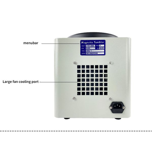 KT-185 Magnetic Tumbler Polishing Machine Jewelry Polisher Finishing 220V/110V