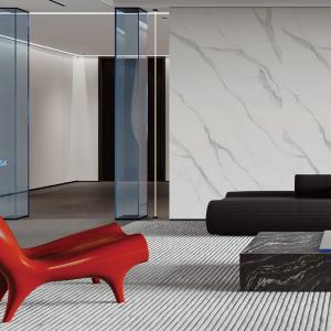 Gloss Glazed Rectified Porcelain Tile With Polished Finish Low Water Absorption