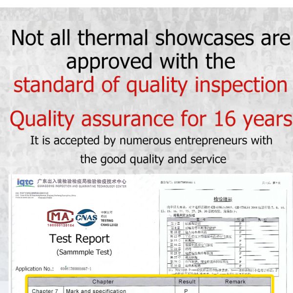 1200x530x580 мм Черное изогнутое стекло для отопления пищи
