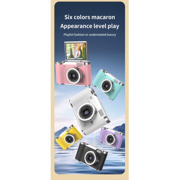 CCD Camera Upgrade Digital Video Camera 50MP Full HD 1080P Compact Camera For Students