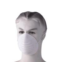 Máscaras de poeira descartáveis de uma só vez de tecido derretido Máscara facial de tecido com nariz ajustável
