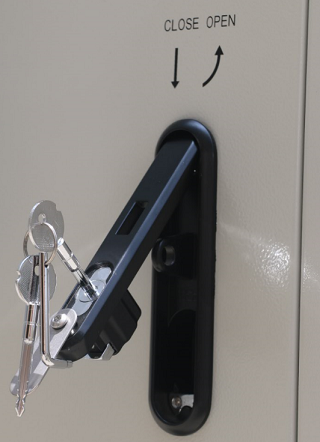 Шкаф силы DDTE011 2 отсеков на открытом воздухе для оборудования/батарей