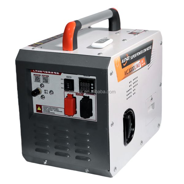 Portable Home Power Generators 1.6KVA Silent LPG Propane Inverter Backup DC Generator