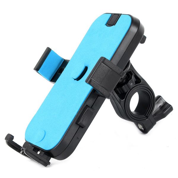 180g PDA Motorcycle Iphone Holder , 360degree Double Usb Motorbike Mobile Phone Holder