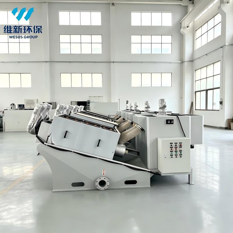 High Capacity Multi‑Shaft Screw Sludge Dewatering Machine