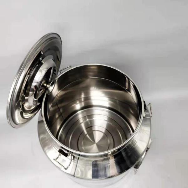 latas seladas embebendo do leite da cubeta do tanque do leite do feijão de soja 30L exploração agrícola de aço inoxidável mais fresca