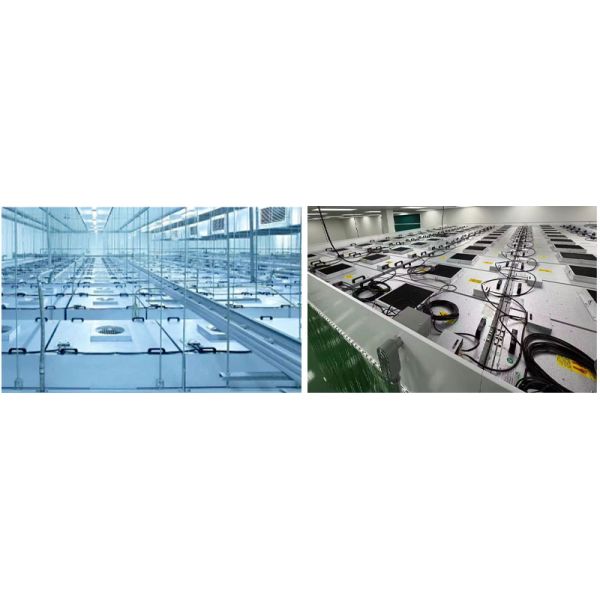 Cleanroom Ceiling HEPA Filter System FFU Fan Filter Unit with Terminal Block Connection