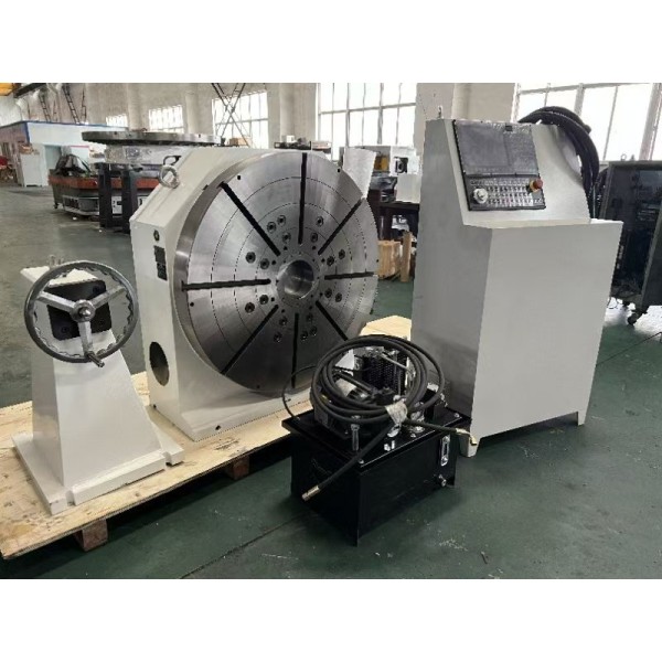 Fourth Axis Worm Gear Table , 4th Axis Rotary Table For Milling Machine