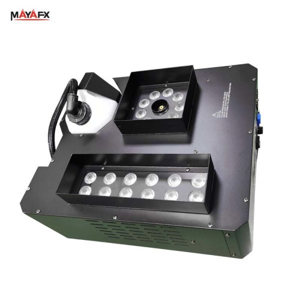 3000W LED Smoke Geyser with DMX512 Control and RGB Lighting for Disco Bar Club Events