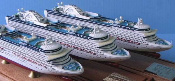 Caribbean Princess Cruise Wooden Tall Ship Models For School Library Decoration