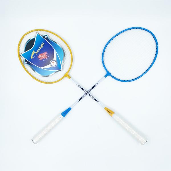 Durable Badminton Training Racquet Indoor Outdoor Ball Badminton Steel Bat
