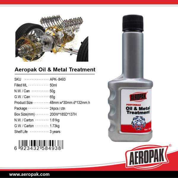 Eliminate Deposits and Improve Performance with Aeropak Oil Metal Treatment