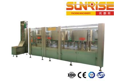 Automatic 4 In 1 Juice Filler Machine 12000 Bottles / Hour