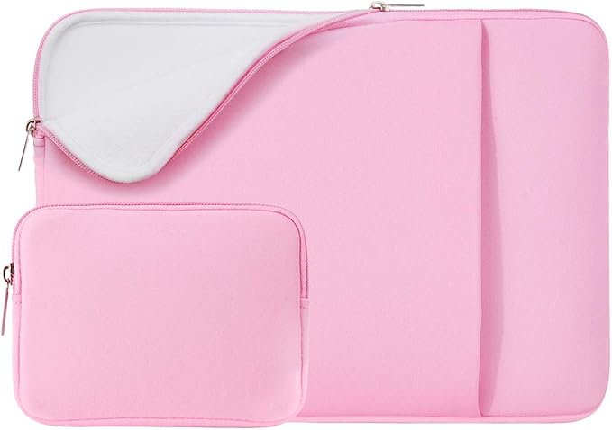 Outdoor Laptop Sleeve Case Protective Soft Padded Carrying Computer Bag with Front Pocket & Accessories Pouch LBX1217-2