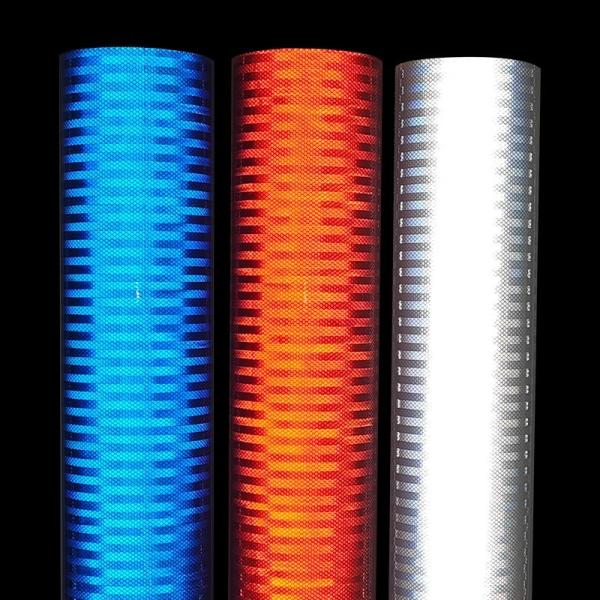 Durable Prismatic Reflective Sheeting Printable Reflective Vinyl  Material For Sign