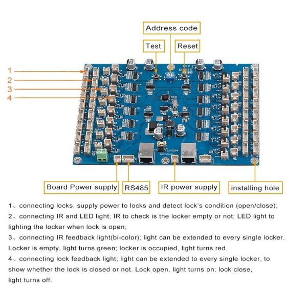доска электронного реле 100mA, монтажная плата Pcb 24V