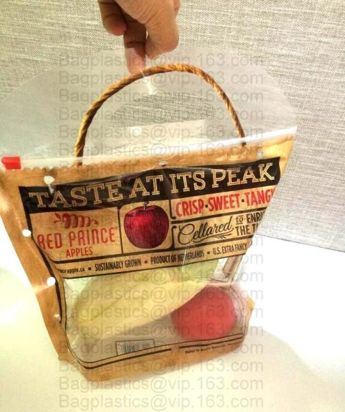 Stand Up Roasted Chicken Packaging Bags With Zip Top hot roast, rotisserie chicken bag, microwaveable bag, slide plastic