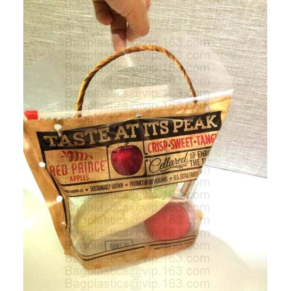 breathable opp cellophane plastic fresh vegetables packaging bag, vegetable fresh keeping freezer bag, reusable zipper s