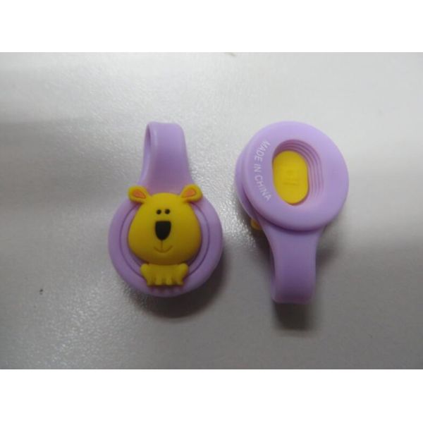 Mini Cute Dog Shape Charms Silicone Earphone Cable Holder Cable Winder Accept Logo Print