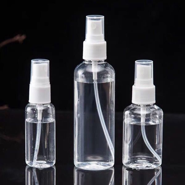 Бутылка брызг тумана ЛЮБИМЦА изготовителя точная ясная пустая 30ml 50ml 60ml 100ml для дезинфицирующего средства руки геля алкоголя