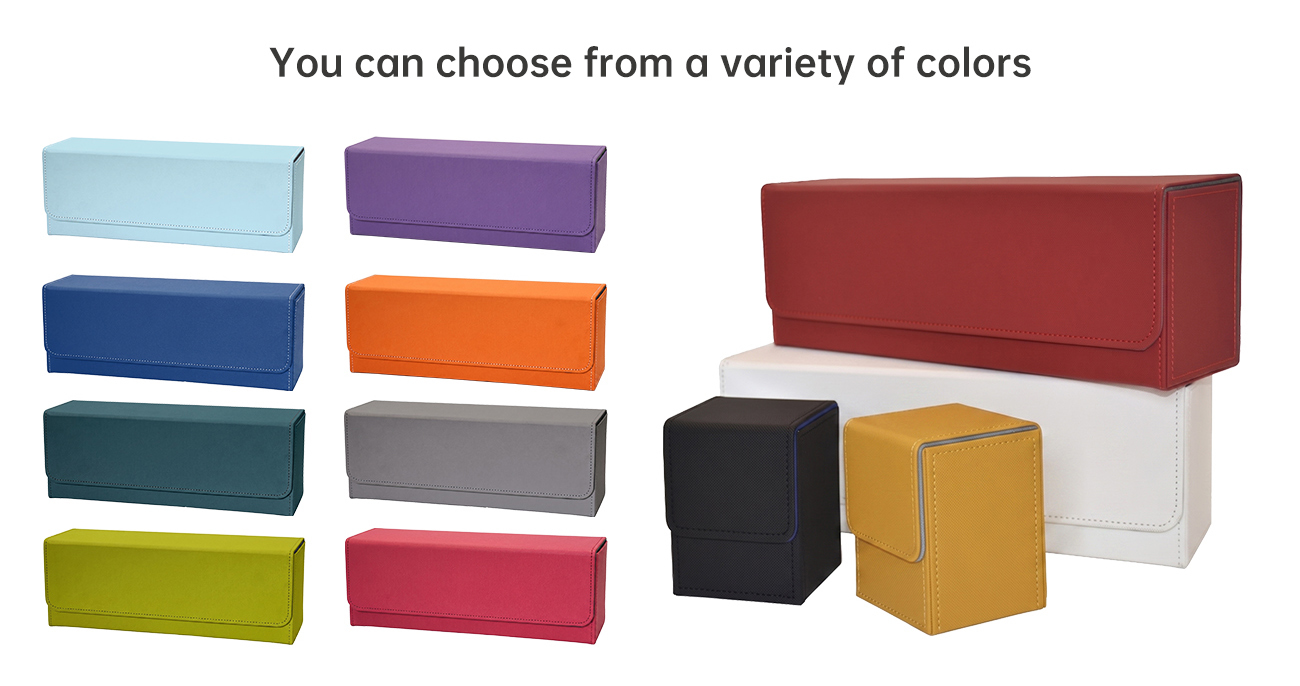 Global Game Brands Double Deck Case OEM PU Oversized Deck Box Bulk Supply