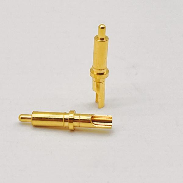 High Current Pogo Pin Connector DC 12V Spring Loaded Zinc Alloy Housing Material