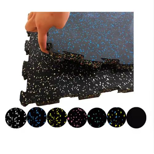 Cheap Quality Portable Interlocking Rubber Gym Rubber Floor Tiles Mat