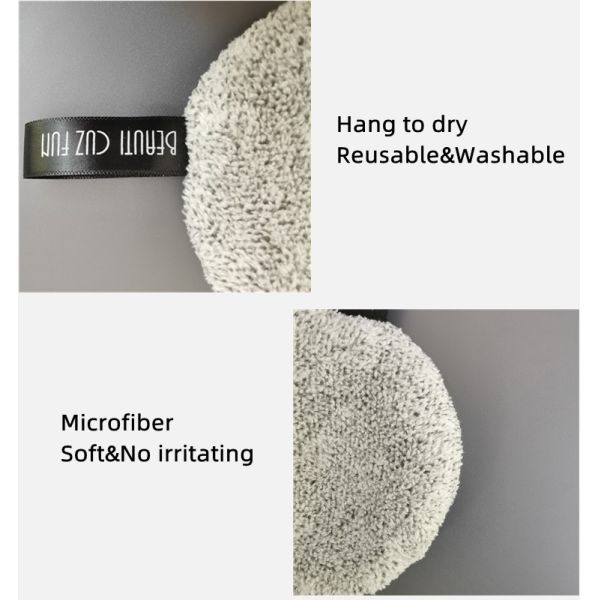 Microfiber Facial Clean Reusable Makeup Remover Pad