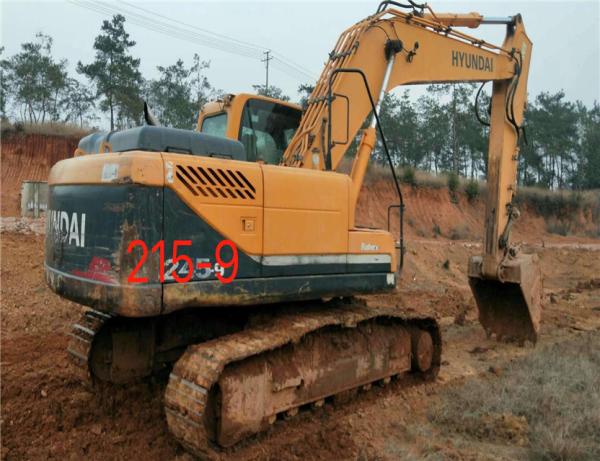 secondhand 90% newl korea hyundai 215-9 excavator for sale, original korea hyundai excavator/with jack hammer