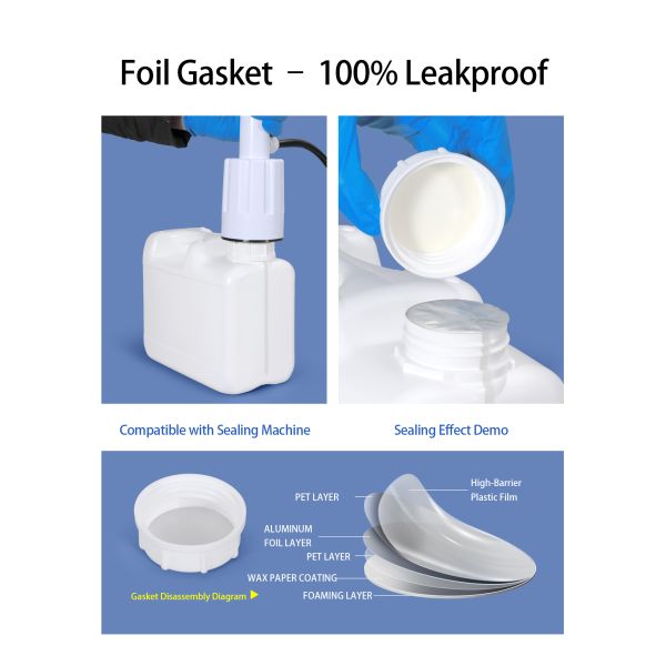 Wholesale 3L 5L HDPE Stackable Jerry Can with Screw Cap and Foil Gasket Empty Plastic Chemical Hydrosol Storage Barrel