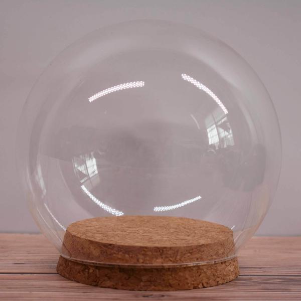 ODM Small Glass Dome Glass Bottle Cork Base Moistureproof